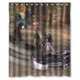 thumbnail image 1 of Cortina de ducha God Eater, juego de cortina de baño con ganchos, tamaño 60 x 72 pulgadas, 1 of 3