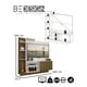 thumbnail image 3 of Centro Entretencion Rack Verona Blanco/café, 3 of 5