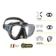thumbnail image 3 of Máscara Cressi Big Eyes Evolution negro/amarilla para buceo, 3 of 6