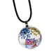 thumbnail image 2 of Collar De Vidrio De Moda Colgante Lindo Natural Natural Flor Seco Buenos Deseos, 2 of 5