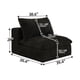 thumbnail image 2 of Cloud Sofa,Corduroy Fabric,Deep Seat Couches,Double-layer design,Removable Cushion,No Assembly, DIY Combination for Living room, Bedroom,Conference room ,Apartment,Black, 2 of 3