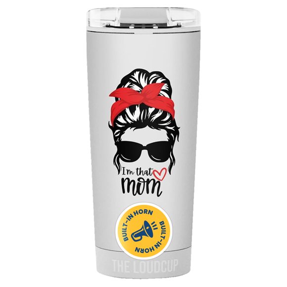 Botella de Agua Loud Cup 473 ml 2 en 1 con Silbato