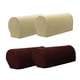 thumbnail image 1 of 2 Pares (beige Y Marrón) Fundas Para Reposabrazos De Sofá Fundas Para Sillón Protector, 1 of 5