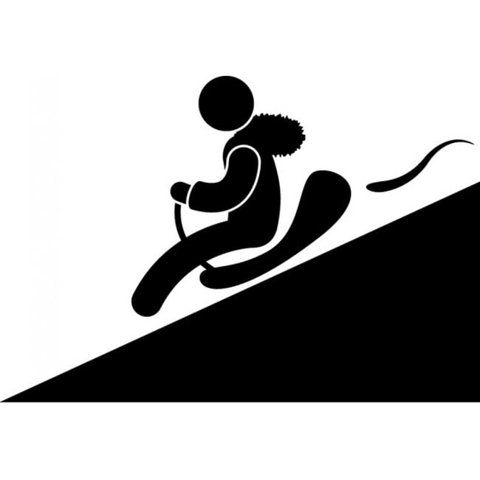 Rienda Libre Graphics - Decomural Sledging Sled Snow Ws-17182