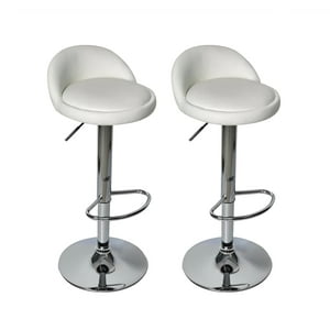 Global Latin - Pack 2 Sillas Piso Bar Color Blanco