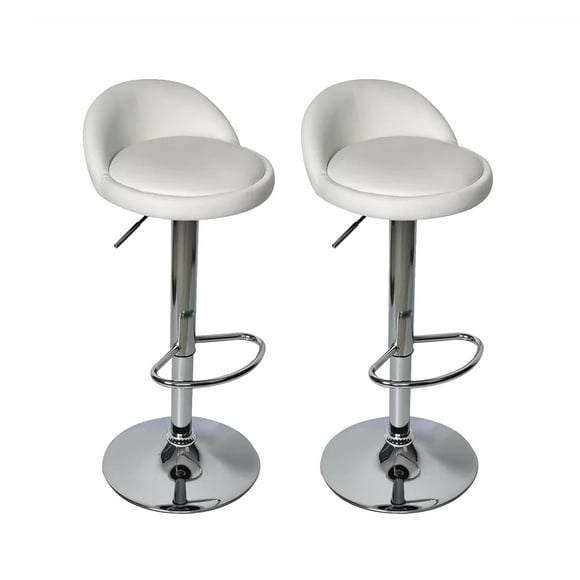 Pack 2 Sillas Piso Bar Color Blanco