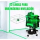 thumbnail image 4 of Nivel Laser Profesional 12 Líneas + Maletín + Trípode Color Verde Wakeshome, 4 of 8