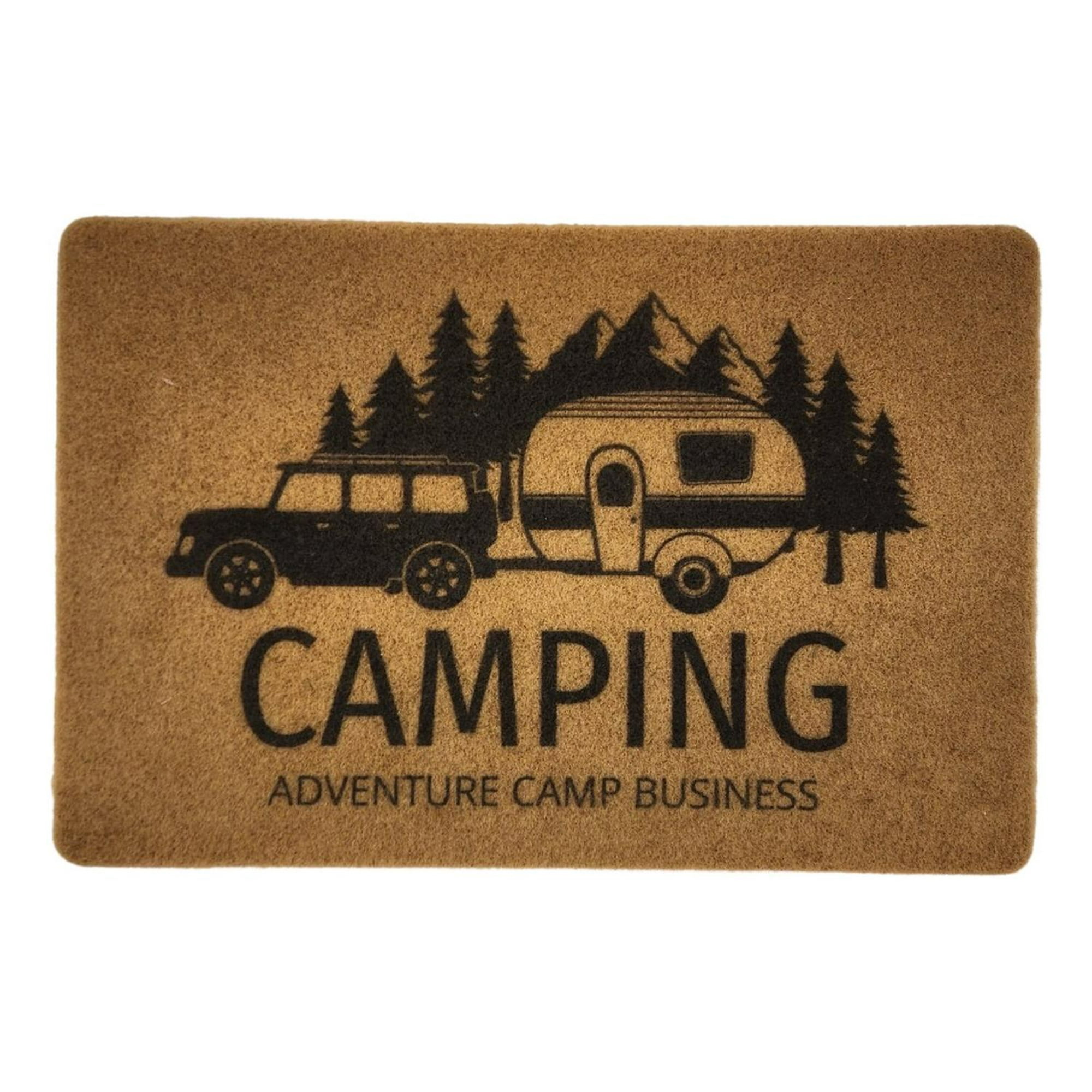 Fliperex - Alfombra Limpiapies Felpudo Alfombra De Entrada Camping Cafe