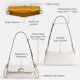 thumbnail image 4 of Bolso de Hombro Coach Jet en Cuero de Ternero Refinado, 4 of 6