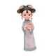thumbnail image 2 of Estatua De Resina De Niña, Figura Coleccionable De Granja, Tradicional China Antigua, 12 X 8 X 22 Cm, Gato, 2 of 3