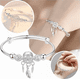 thumbnail image 2 of Pulsera atrapasueños plata con borla y plumas, 2 of 3