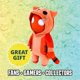 thumbnail image 3 of Gang Beasts Red Cat Costume Plush 8 Gamer Character Soft, 3 of 3