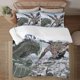 thumbnail image 1 of Kaiju No.8 Face on print Soft Bed Set Lightweight 3 Pieces Bedding Sets for All Season Comforter Set Easy Care, 1 of 5