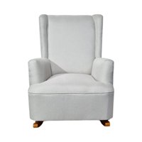 Diseños Valestrini - Sillon Mecedor Lino Crudo