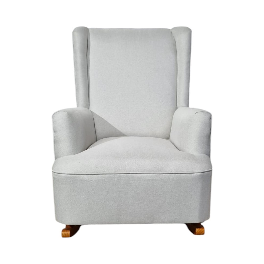 Diseños Valestrini - Sillon Mecedor Lino Crudo