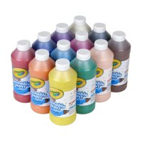 Set De Pintura Crayola, Lavable, 12 Colores, 473 Ml, Para Niños De Más De 3 Años