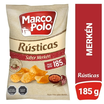 Papas Fritas Rústicas Merkén 185 G Marco Polo