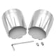 thumbnail image 4 of Cubierta De La Tapa De La Tuerca Del Eje De La Rueda Delantera 2pcs Para Harley Softail XL883 XL1200 Silver, 4 of 5
