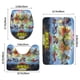 thumbnail image 3 of Invencible Juego de 3 alfombras de baño de coral fleece: tapete de baño + alfombra de inodoro en forma de U + funda de tapa de inodoro en forma de O, 3 of 6