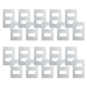 Want - Pack 20 Placas Doble Con Soporte Metálico - Plata
