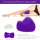 thumbnail image 3 of Almohada de rodilla PEKOMKISS para personas que duermen de lado, inflable para viajes, 3 of 7