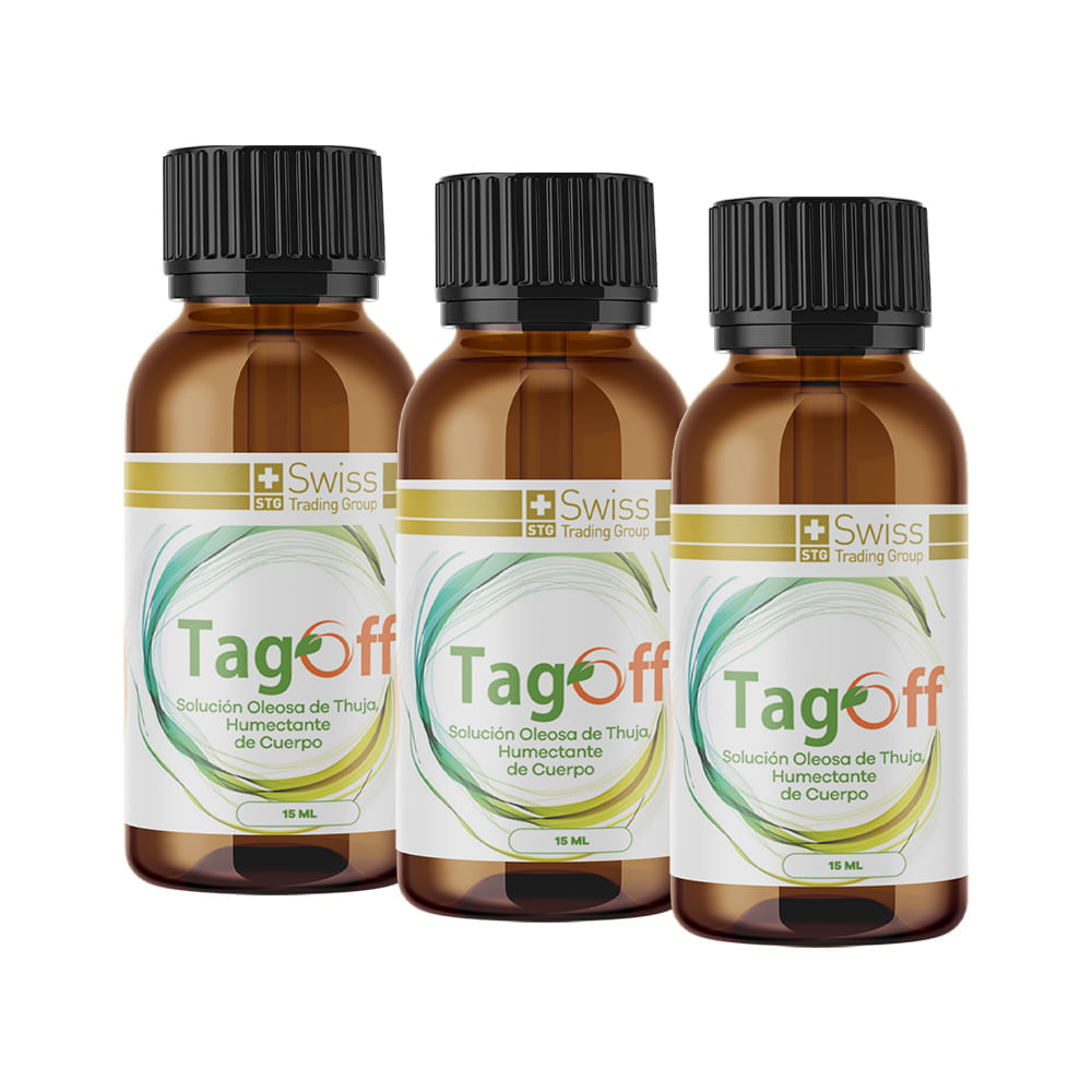 Swiss Nature Labs - Pack 3 Serum Tag Off Frasco 15Ml Anti Imperfecciones Verrugas