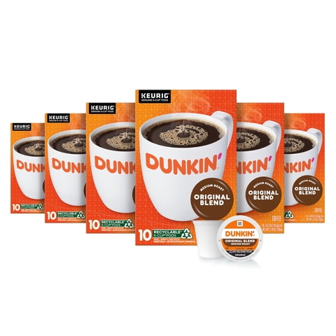 Café Dunkin' Original Blend Medium Toast 60 Cápsulas K-Cup