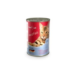 Lata Bewi Cat Gatos Adultos Meatinis Salmón 400 Grs. X 6 Un.