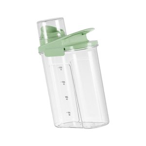 Magideal - Dispensador De Arroz, Contenedor De Almacenamiento De Arroz, Organización De Cocina, Portátil, Contenedor De Arroz, Cubo De Arroz Para Granos, Nueces, 2.5L Verde