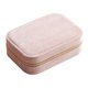 thumbnail image 4 of Caja De Almacenamiento De Joyas Estuche De Almacenamiento De Viaje Vitrina Para Anillos Relojes Espárragos Rosa, 4 of 5
