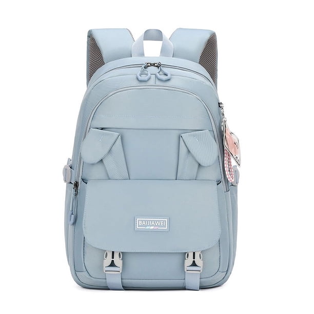 Teenage Girls Rabbit School Bags Large Capacity Black Multifunctional College Middle High Student Schoolbag Backpacks Women 2023