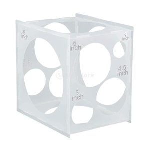 Bothyi - Caja Medidora De Globos Con 11 Agujeros, Cubo Para Arcos De Globos Para Eventos, Bodas, Pascua