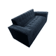 thumbnail image 2 of Sofa Dos Cuerpos Negro Felpa, 2 of 3