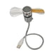thumbnail image 3 of Ventilador De Reloj LED Con Ventilador De Enfriamiento Flexible De Escritorio De Temperatura Para Viajes De Verano De Escritorio, 3 of 5