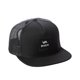thumbnail image 4 of Gorra RVCA Ajustable Snapback Estilo Camionero Negra Talla Única, 4 of 4