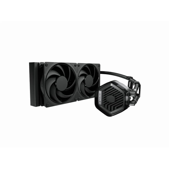 Enfriador AIO Cooler Master Atmos Stealth 240 mm, 2 ventiladores, negro
