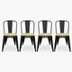 thumbnail image 1 of Pack Silla Tolix Asiento Madera x4 Negro, 1 of 6