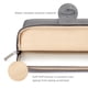 thumbnail image 4 of Funda para Laptop NIDOO 17.3" Resistente al Agua Gris, 4 of 7