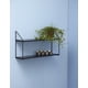 thumbnail image 2 of Repisa 2 Niveles 60X15X33Cm Metal Base Madera Negra, 2 of 3