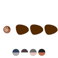 Aura Zeus - Set 4 Posavasos Ecocuero Antimanchas Impermeables 2 En 1