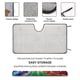 thumbnail image 2 of La Ciudad Colorida de Charlie Parasol para Parabrisas Delantero Protector Plegable, Visera Solar para Auto Bloquea Rayos UV Mantiene tu Vehículo Fresco140cm*76cm, 2 of 6
