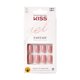 thumbnail image 1 of Gel Gel Fantasy «Ribbons» de Press On Nails, rosa, con forma de cuclilla corta, 1 of 7
