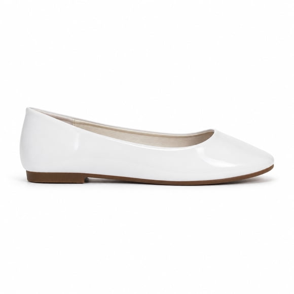 Balerina Mujer Charol Punta Redonda HL01
