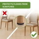 thumbnail image 4 of Protectores de fieltro para muebles COVERCORNER para pisos de madera dura, 48 piezas, 4 of 9