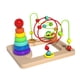 thumbnail image 2 of Anillos de apilamiento de arco iris de juguete de laberinto de cuentas, Toy de montaña de montaña educativa de aprendizaje temprano para niños niños y, 2 of 5