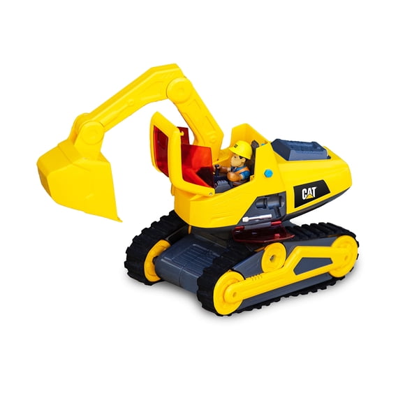 Excavadora de juguete de construcción CAT Power Action Crew de más de 3 años