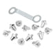 thumbnail image 1 of 12x clavos para zapatos de fútbol, accesorios para zapatos de pista, tornillo de rosca duradero de 5mm de diámetro, clavos para zapatos de fútbol para , 11mm 13mm, 1 of 4