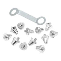 Ioensy - 12X Clavos Para Botas De Fútbol Clavos De Repuesto Duraderos Para Entrenamiento De Competición 13 Mm 15 Mm