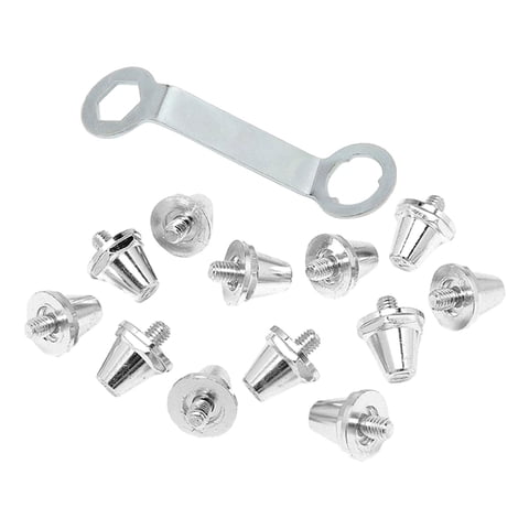 Ioensy - 12X Clavos Para Botas De Fútbol Clavos De Repuesto Duraderos Para Entrenamiento De Competición 13 Mm 15 Mm