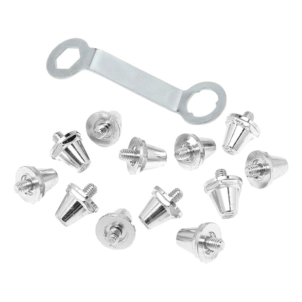 12x clavos para zapatos de fútbol, accesorios para zapatos de pista, tornillo de rosca duradero de 5mm de diámetro, clavos para zapatos de fútbol para , 11mm 13mm